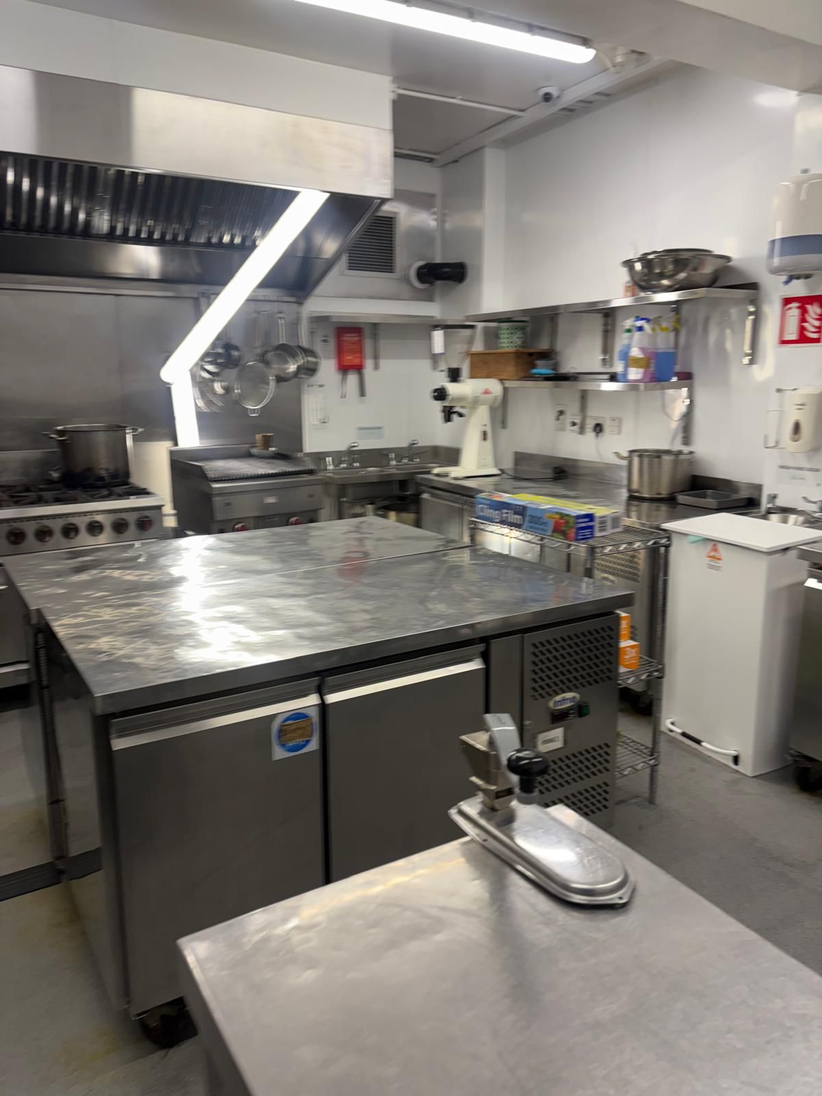 Restaurant kitchen cleaning Dublin with stainless steel surfaces